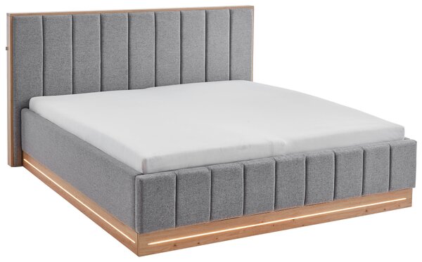 ČALÚNENÁ POSTEĽ, 180/200 cm, sivá Chameo - Online Only spálne, Online Only