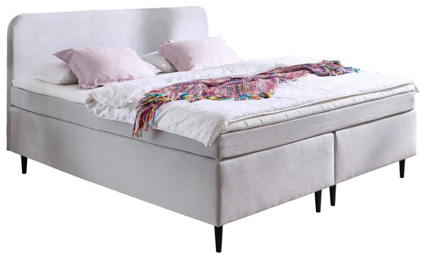 BOXSPRINGOVÁ POSTEĽ, 140/200 cm svetlosivá Boxxx - Online Only spálne, Online Only