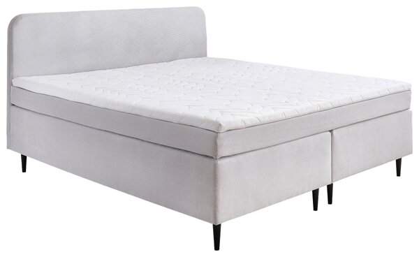 BOXSPRINGOVÁ POSTEĽ, 140/200 cm svetlosivá Boxxx - Online Only spálne, Online Only