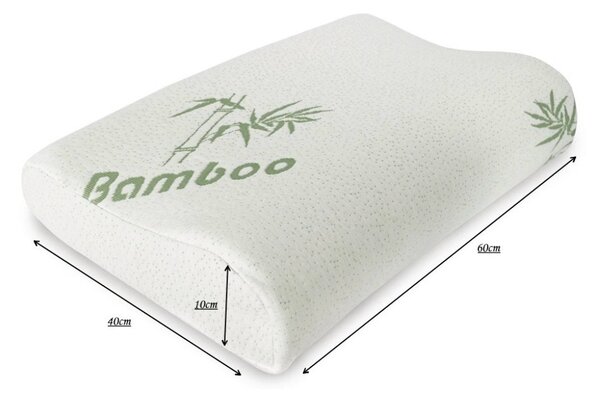 Anatomický vankúš luxury Bamboo Memory 40x60x10cm TiaHome