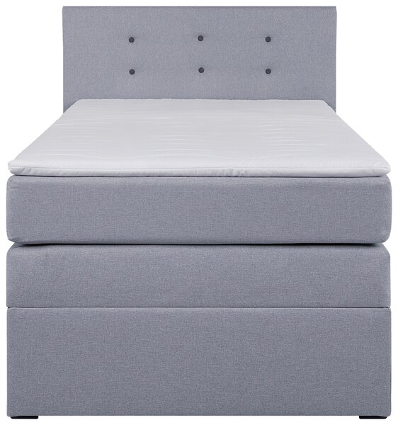 BOXSPRINGOVÁ POSTEĽ, 90/200 cm, strieborná MID.YOU - Online Only spálne, Online Only