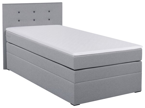 BOXSPRINGOVÁ POSTEĽ, 90/200 cm, strieborná MID.YOU - Online Only spálne, Online Only