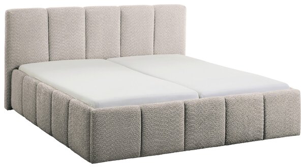 ČALÚNENÁ POSTEĽ, 180/200 cm, sivá Xora - Online Only spálne, Online Only