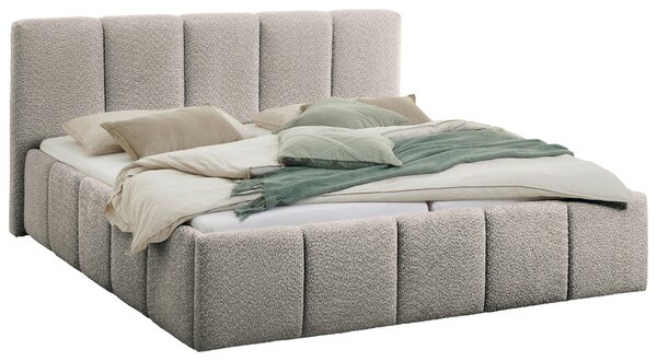ČALÚNENÁ POSTEĽ, 180/200 cm, sivá Xora - Online Only spálne, Online Only