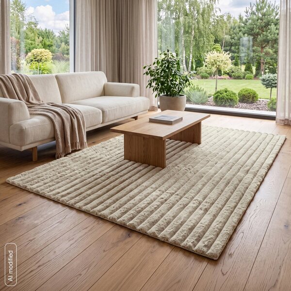 Dekorstudio Kožušinový koberec SOFT - béžový Rozmer koberca: 80x150cm