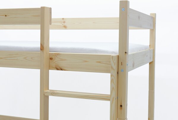 Wilsondo Poschodová posteľ s roštom Paulína 90x200 - prírodný povrch