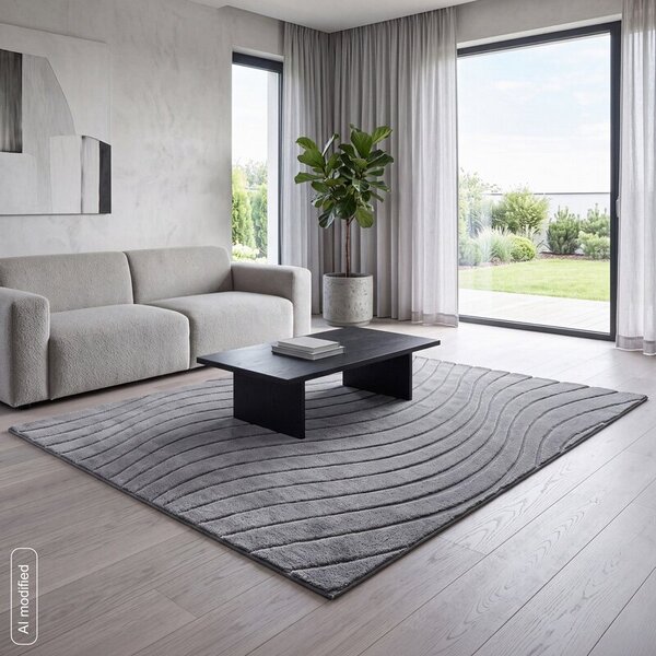 Dekorstudio Koberec BLINK2 - oceľovosivý Rozmer koberca: 60x100cm