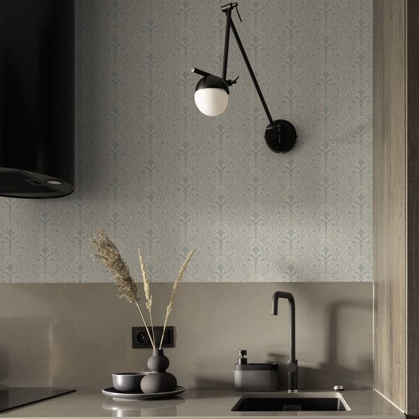Tapety Jemný záhradný damask, Tapety orientálny štýl, a00578 : Uwalls.sk