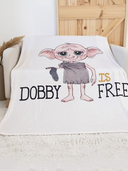 Deka mikroplyš Harry Potter 150 × 200 cm - Dobby
