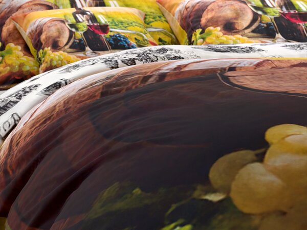 3D bavlnené obliečky VINE farebné Rozmer obliečky: 70 x 90 cm | 140 x 200 cm