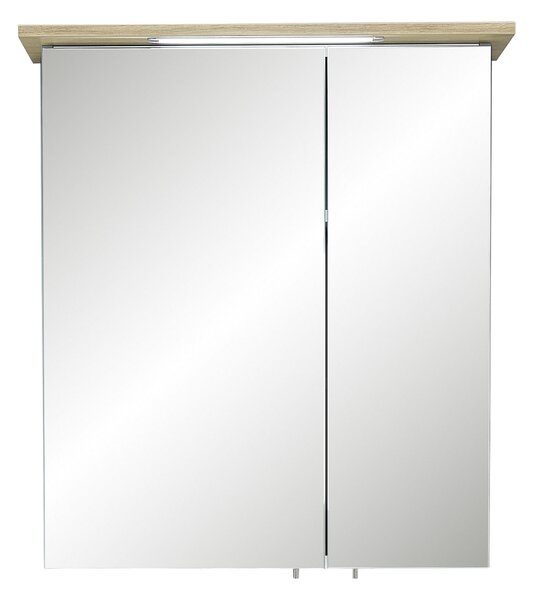 ZRKADLOVÁ SKRINKA, farba duba, pastelová zelená, 60/72/20 cm Xora - Kúpeľňové skrinky