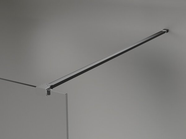 Mexen, Mexen Kioto-X sprchová stena 50 x 200 cm, priehľadná 10 mm, pištoľový kov - 800-050-101-95-00-X