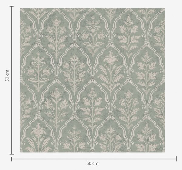 Tapety Striebristý šalviový damask, Tapety kvety, a00741 : Uwalls.sk