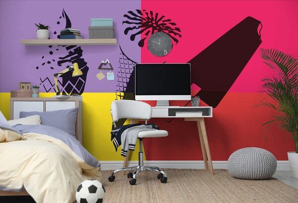 Tapeta letný pop art
