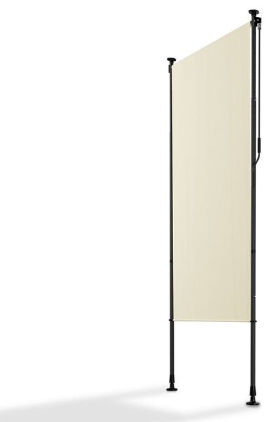 Zvislá markíza na balkón 100x228-316 cm, UV ochrana, béžová