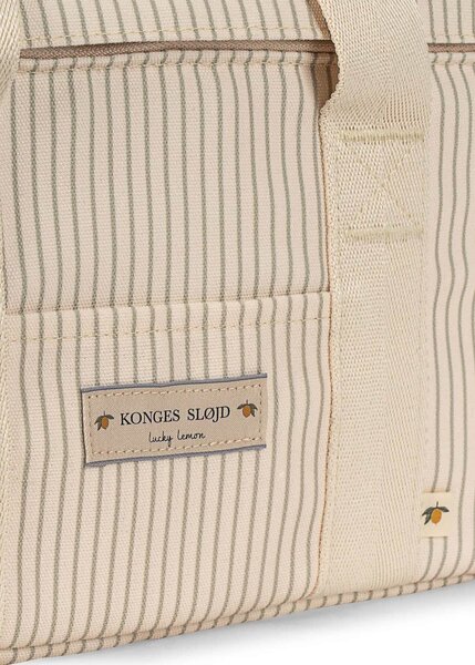Chladiaca taška na desiatu Carl Tea Stripe / Navy dots Tea Stripe