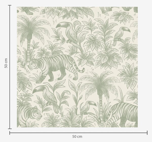 Tapety Tiger v botanickej kresbe, Tapety les, a00711 : Uwalls.sk
