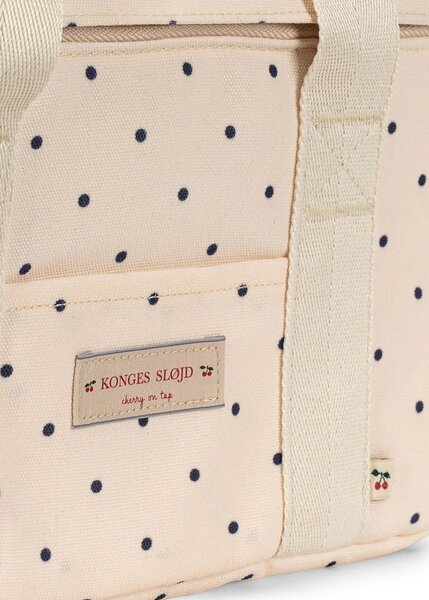 Chladiaca taška na desiatu Carl Tea Stripe / Navy dots Tea Stripe
