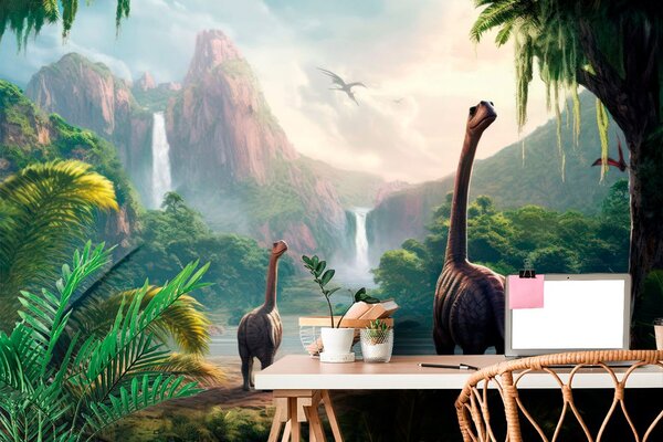 Tapeta krajina dinosaurov