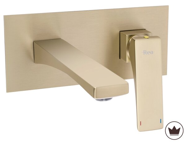 Podomietková vaňová batéria PREMIUM REA Joe Brush Gold