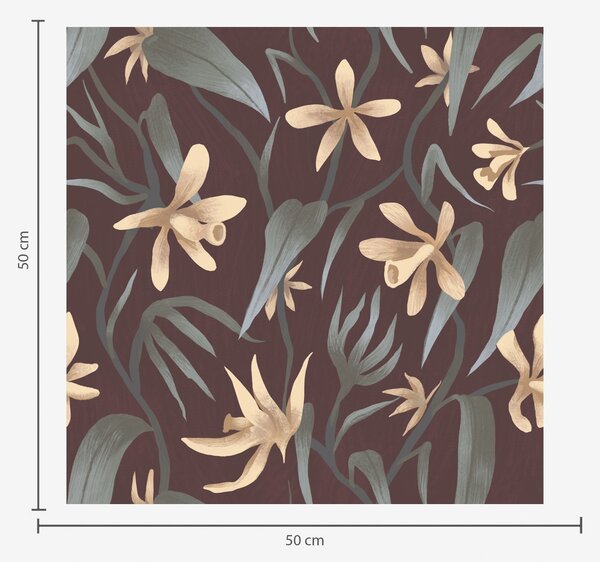 Tapety Zlaté ľalie na kakau, Tapety kvety, a00833 : Uwalls.sk