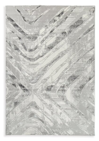 Koberec Monaco4, 200x290 cm, krémová/sivá