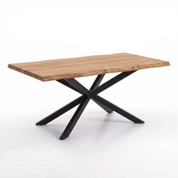 Stôl PORTO, 1800 × 900 mm, masívny dub s nepravidelnou hranou