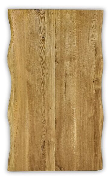 Stôl PORTO, 1800 × 900 mm, masívny dub s nepravidelnou hranou