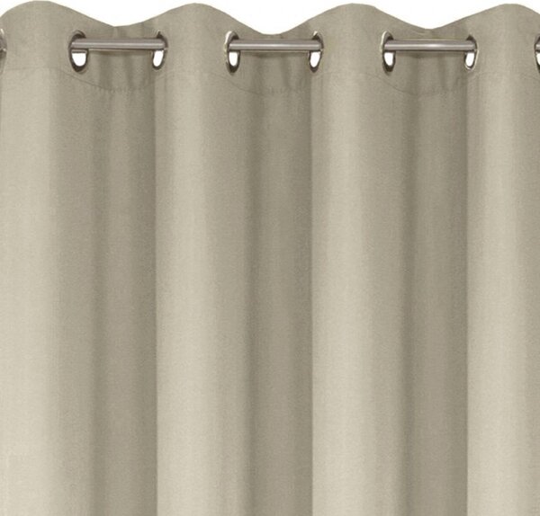 ZÁVES NA KRÚŽKOCH RITA 140X250 CM CAPPUCCINO