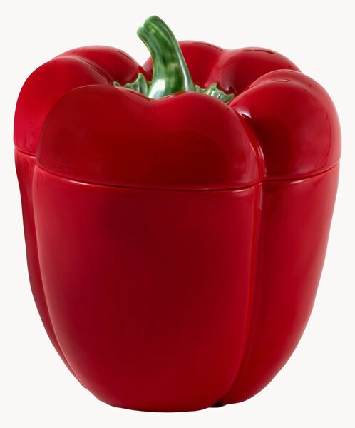Dekoračná keramická úložná dóza Pepper