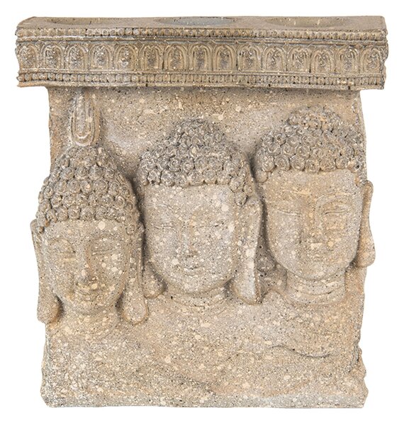 Svietnik na sviečku v tibetskom štýle - 16 * 6 * 17 cm - Clayre & Eef