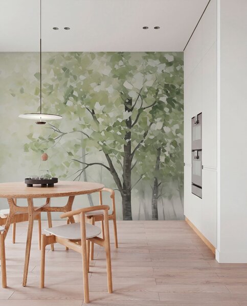 Tapety Koruny v zelených škvrnách, Fototapety s prírodnými motívmi, w04781 : Uwalls.sk