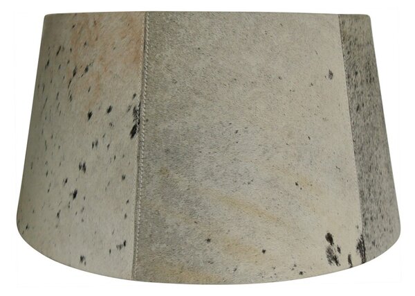 Šedo čierne tienidlo na lampu z hovädzej kože 50 cm - 40 * 50 * h 26 cm - Mars & More