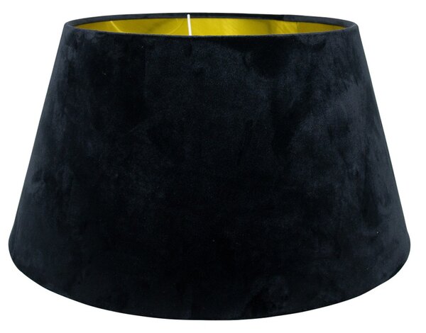 Čierne zamatové tienidlo Bock 45cm - 33 * 45 * h25cm - Mars & More