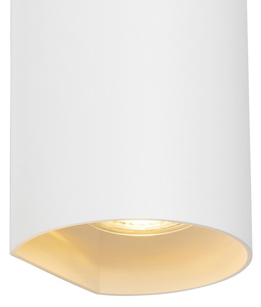 Inteligentná nástenná lampa biela okrúhla vrátane 2 WiFi GU10 - Sabbir