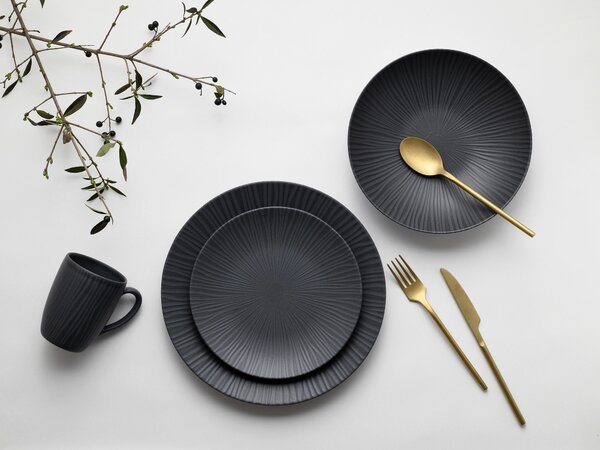 KOMBINOVANÝ SERVIS 24-dielne kamenina Creatable - Online Only bytové doplnky, Online Only