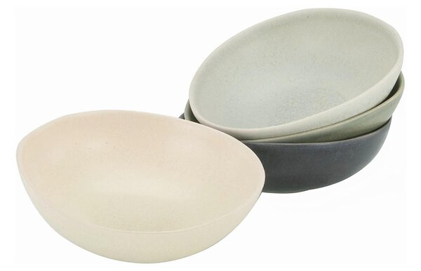 SADA MISIEK NA CEREÁLIE, keramika, 20,5/16,5/5,2 cm 4-dielne Creatable - Misky & misy, Online Only