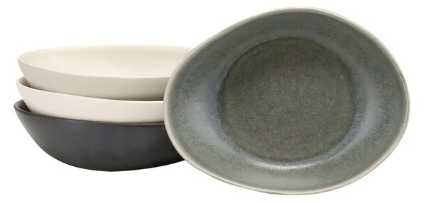 SADA MISIEK NA CEREÁLIE, keramika, 20,5/16,5/5,2 cm 4-dielne Creatable - Misky & misy, Online Only