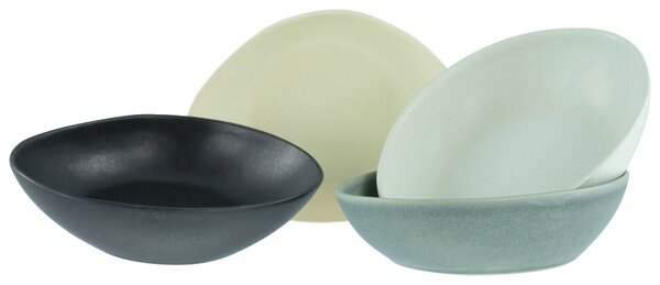 SADA MISIEK NA CEREÁLIE, keramika, 20,5/16,5/5,2 cm 4-dielne Creatable - Misky & misy, Online Only