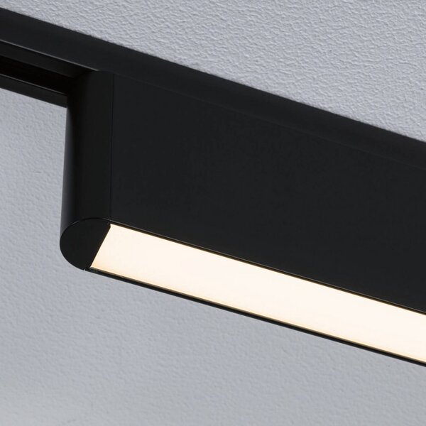 Paulmann URail LED lištová lampa Ceris čierna 3 000 K 37 cm, Čierna, Obývacia izba / jedáleň, Hliník, Moderný, Koľajnicový systém