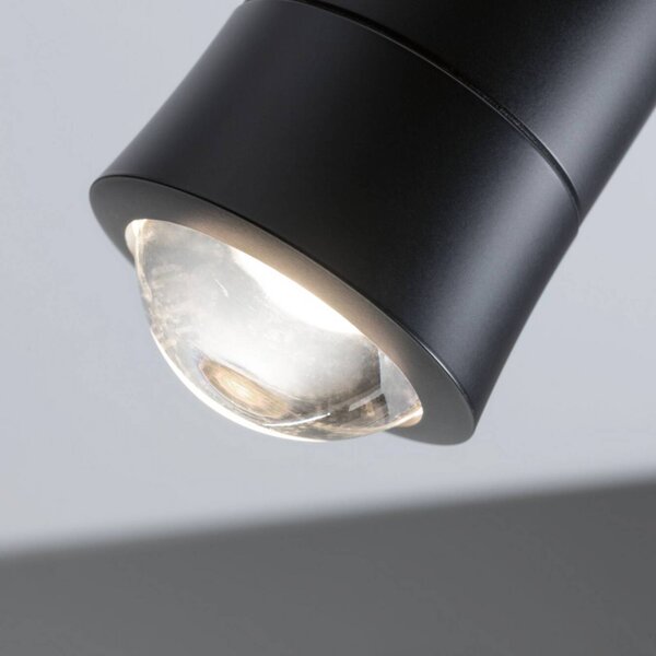 Paulmann URail Smart LED lištový reflektor Tarie, čierny, RGB, Čierna, Obývacia izba / jedáleň, Plast, Moderný, Koľajnicový systém