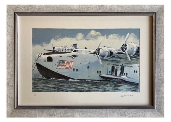 Ptáček Petr - Hydroplán Boeing | 59.7x43.4