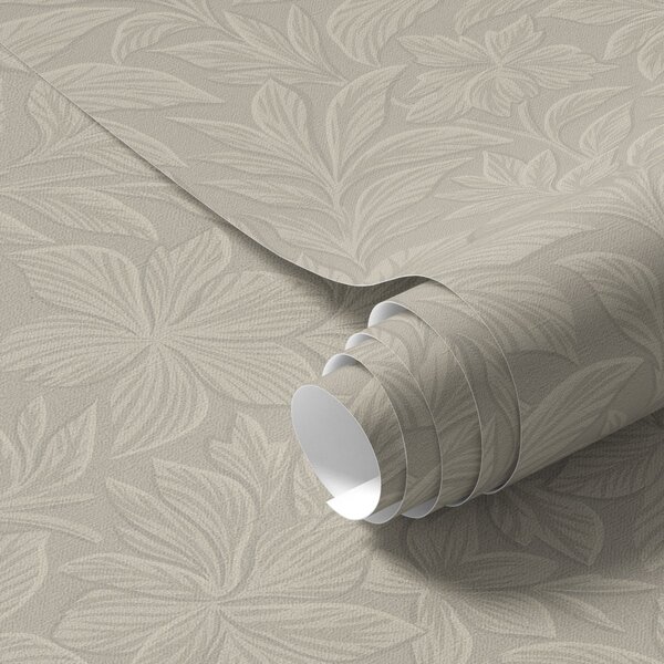 Tapety Stopy listov v taupe, Tapety kvety, a00781 : Uwalls.sk