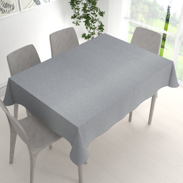 Biante Teflónový obdĺžnikový obrus TF-086 Ornamenty na sivom 50x100 cm