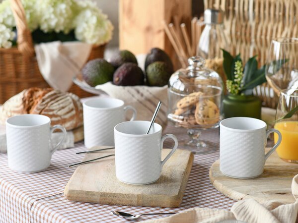 SADA HRNČEKOV NA KÁVU Polo weiss 6-dielne Creatable - Hrnčeky & šálky, Online Only