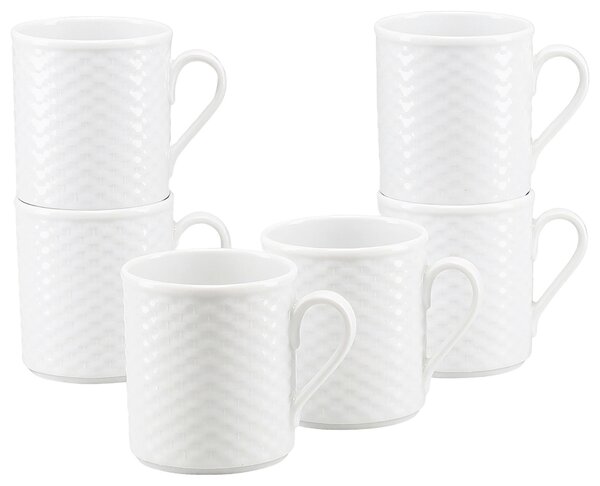 SADA HRNČEKOV NA KÁVU Polo weiss 6-dielne Creatable - Hrnčeky & šálky, Online Only