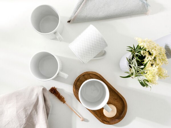 SADA HRNČEKOV NA KÁVU Polo weiss 6-dielne Creatable - Hrnčeky & šálky, Online Only