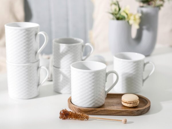 SADA HRNČEKOV NA KÁVU Polo weiss 6-dielne Creatable - Hrnčeky & šálky, Online Only