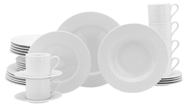 KOMBINOVANÝ SERVIS 30-dielne porcelán Creatable - Online Only bytové doplnky, Online Only