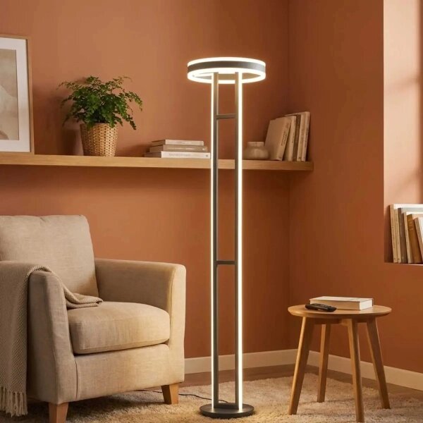 Wofi 3226-203 - LED Stmievateľná stojacia lampa KEMI LED/105W/230V 3000K čierna +DO